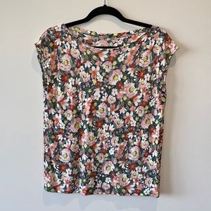 LOFT Floral Blouse Size S